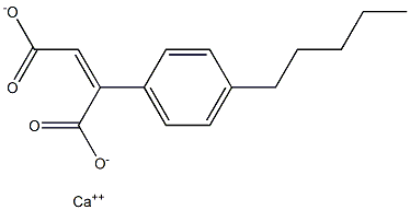 2-(4-Pentylphenyl)maleic acid calcium salt Struktur