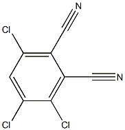 3,4,6-Trichlorophthalonitrile Struktur