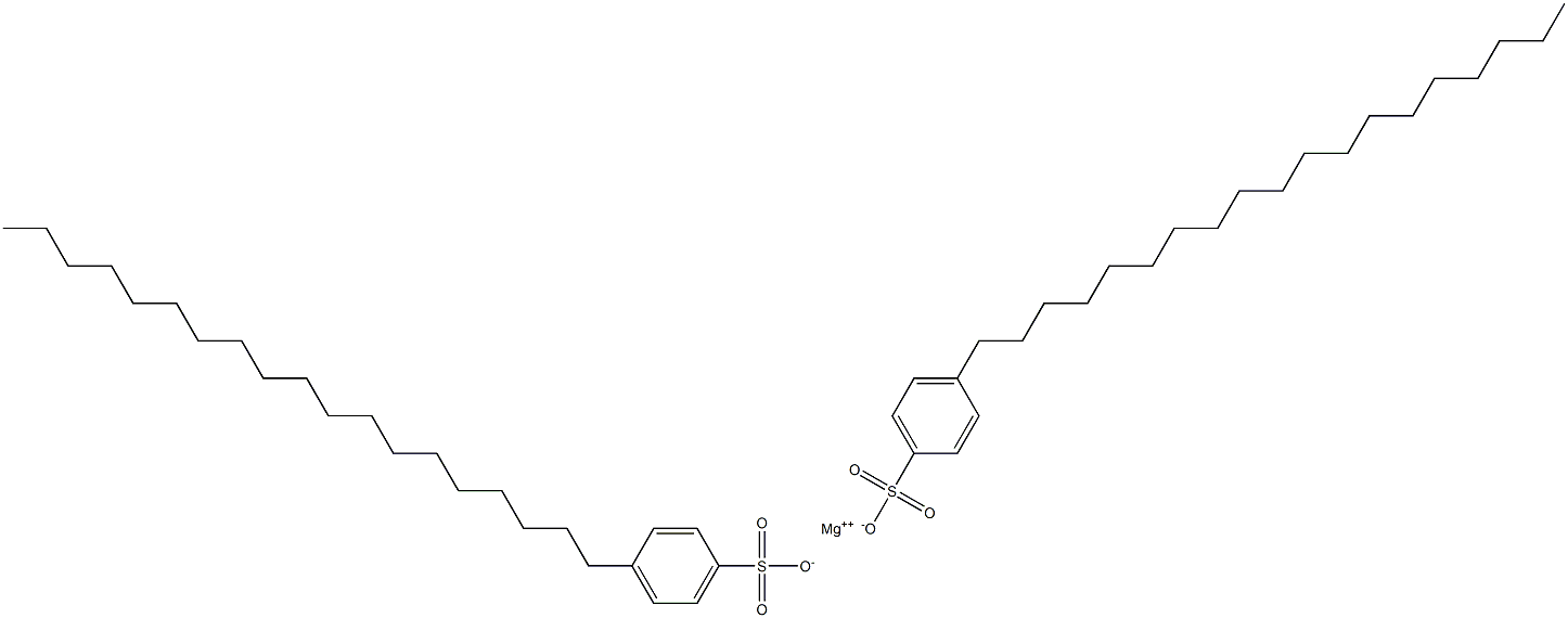 Bis(4-nonadecylbenzenesulfonic acid)magnesium salt Struktur