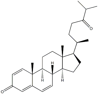 1,4,6-Cholestatriene-3,24-dione Struktur