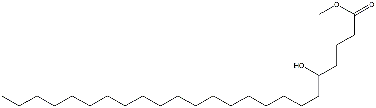 5-Hydroxytetracosanoic acid methyl ester Struktur