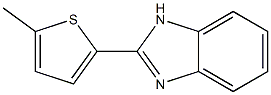 2-(5-Methylthiophen-2-yl)-1H-benzimidazole Struktur