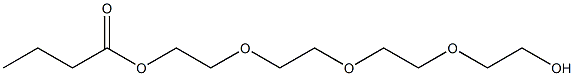 Butyric acid 2-[2-[2-(2-hydroxyethoxy)ethoxy]ethoxy]ethyl ester Struktur