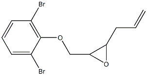 2,6-Dibromophenyl 3-allylglycidyl ether Struktur