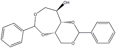 1-O,3-O:2-O,5-O-Dibenzylidene-D-xylitol Struktur