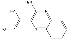 3-Aminoquinoxaline-2-carboxamide oxime Struktur