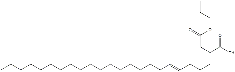 2-(4-Docosenyl)succinic acid 1-hydrogen 4-propyl ester Struktur