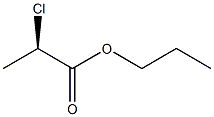 [R,(+)]-2-Chloropropionic acid propyl ester Struktur