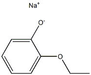 Sodium o-ethoxyphenolate Struktur