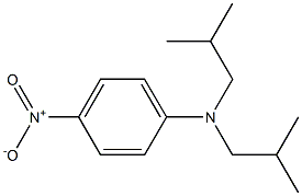 1-[Bis(2-methylpropyl)amino]-4-nitrobenzene Struktur