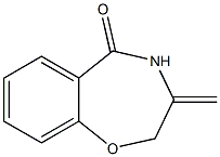 2,3-Dihydro-3-methylene-1,4-benzoxazepin-5(4H)-one Struktur