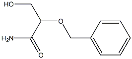 3-Hydroxy-2-(benzyloxy)propanamide Struktur