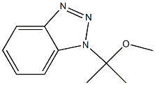 1-(1-Methoxy-1-methylethyl)-1H-benzotriazole Struktur