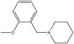 1-(2-Methoxybenzyl)piperidine Struktur