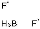 Boron difluoride(radical) Struktur