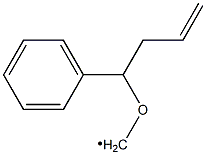 [(1-Phenyl-3-butenyl)oxy]methyl radical Struktur