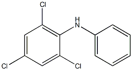 N-(2,4,6-Trichlorophenyl)benzenamine Struktur