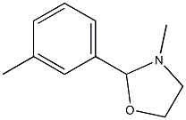 3-Methyl-2-(m-tolyl)oxazolidine Struktur