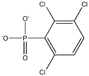 2,3,6-Trichlorophenylphosphonate Struktur