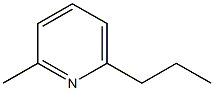 2-Methyl-6-propylpyridine Struktur