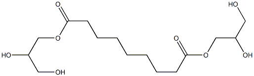 Azelaic acid bis(2,3-dihydroxypropyl) ester Struktur