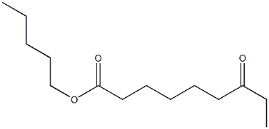 7-Oxononanoic acid pentyl ester Struktur