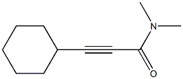 N,N-Dimethyl-3-cyclohexyl-2-propynamide Struktur