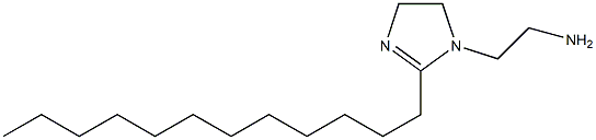 2-Dodecyl-4,5-dihydro-1H-imidazole-1-ethanamine Struktur