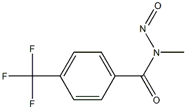 N-Nitroso-N-methyl-4-trifluoromethylbenzamide Struktur