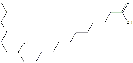 13-Hydroxynonadecanoic acid Struktur