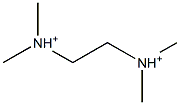 Ethylenebis(dimethylaminium) Struktur