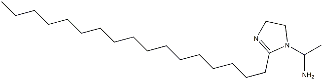 1-(1-Aminoethyl)-2-heptadecyl-2-imidazoline Struktur