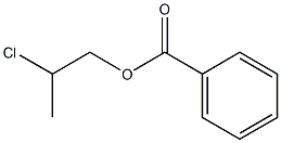 Benzenecarboxylic acid 2-chloropropyl ester Struktur