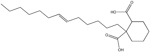 Cyclohexane-1,2-dicarboxylic acid hydrogen 1-(6-tridecenyl) ester Struktur