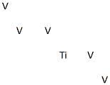 Pentavanadium titanium Struktur