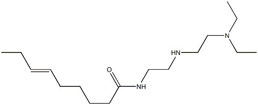 N-[2-[2-(Diethylamino)ethylamino]ethyl]-6-nonenamide Struktur