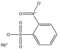 o-Nitrobenzenesulfonic acid rubidium salt Struktur