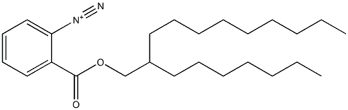 o-(2-Heptylundecyloxycarbonyl)benzenediazonium Struktur