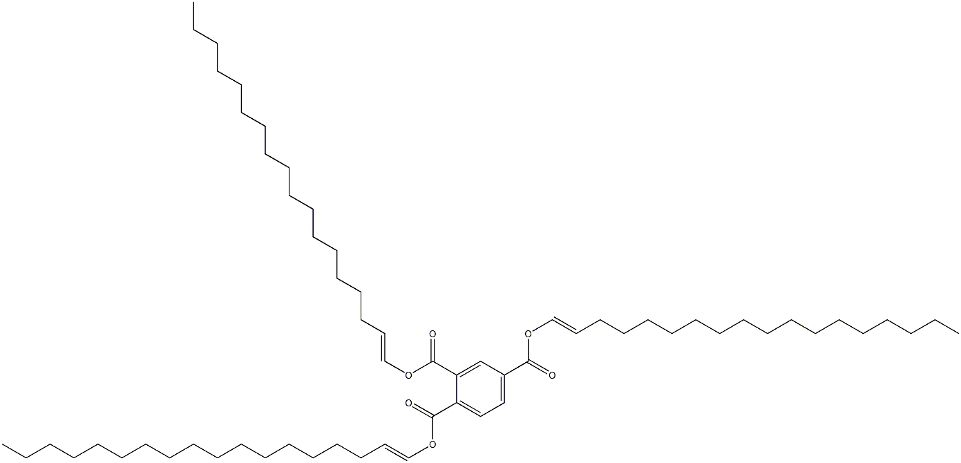 1,2,4-Benzenetricarboxylic acid tri(1-octadecenyl) ester Struktur