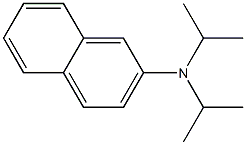 N,N-Diisopropyl-2-naphthalenamine Struktur