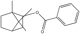 Benzoic acid 2-bornyl ester Struktur