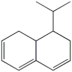 1,2,8,8a-Tetrahydro-1-isopropylnaphthalene Struktur