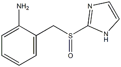 2-[(1H-Imidazol-2-yl)sulfinylmethyl]aniline Struktur