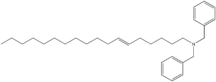 (6-Octadecenyl)dibenzylamine Struktur