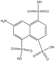 7-Amino-1,4,5-naphthalenetrisulfonic acid Struktur