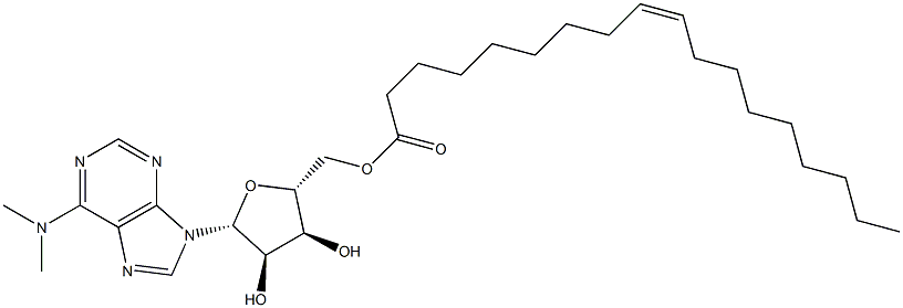 N,N-Dimethyl-5'-O-oleoyladenosine Struktur