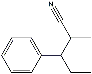 2-Methyl-3-phenylpentanenitrile Struktur