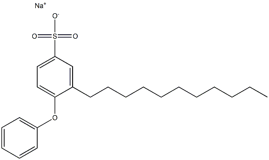 4-Phenoxy-3-undecylbenzenesulfonic acid sodium salt Struktur