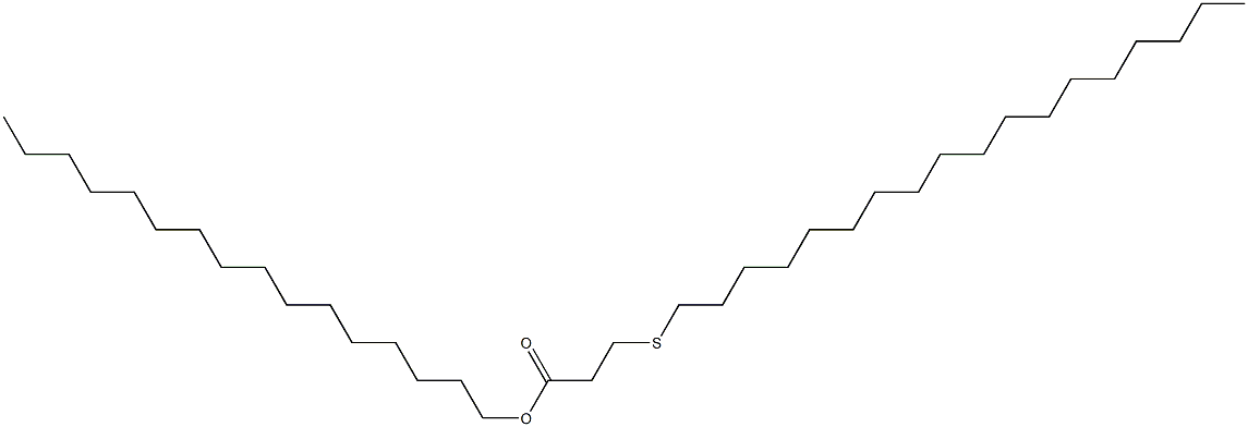 3-(Octadecylthio)propionic acid hexadecyl ester Struktur