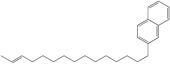 2-(13-Pentadecenyl)naphthalene Struktur